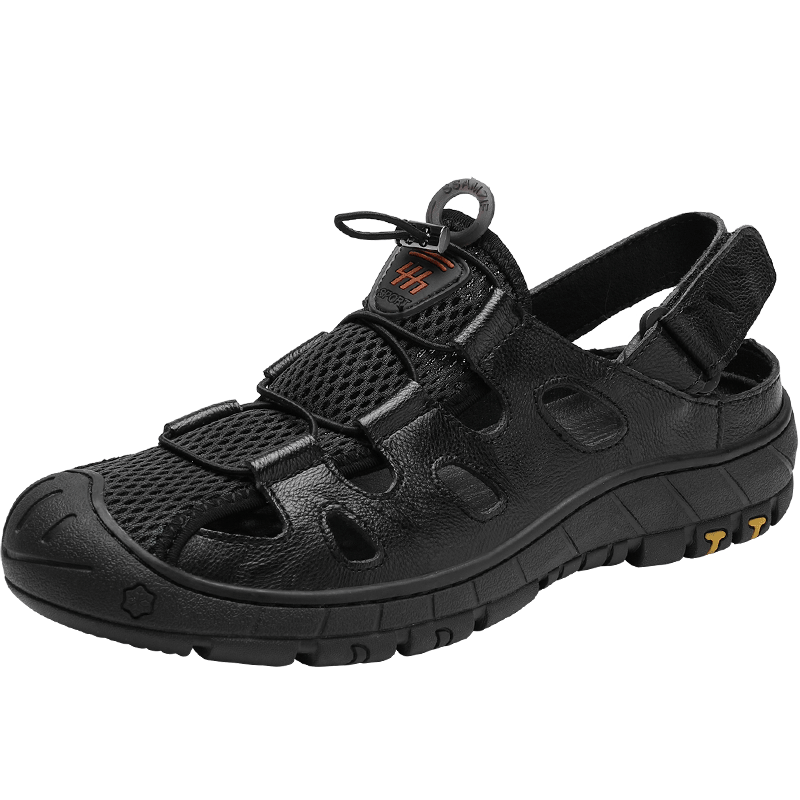 New Arrival Fashion Men's Loafers Light Weight Slip-on Beach Sandals Breathable Mesh Upper Hollowed- out Summer Outdoor Shoes