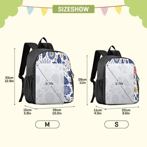 Flowers Design Simple Style <b>Backpack</b> with Zipper Large Capacity Unisex <b>Backpack</b> <b>Waterproof</b> Fashion <b>Backpack</b> - Product Image 2