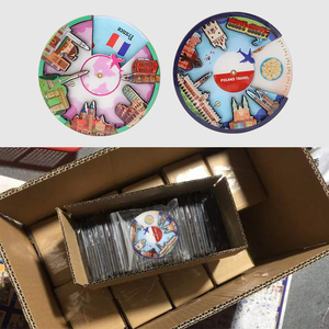 Nhà Máy Tùy Chỉnh 3D Xoay Tủ Lạnh Nam Châm Máy Làm Tùy Chỉnh Hình Dạng Gỗ Mạnh Mẽ Epoxy London Du Lịch Lưu Niệm Tùy Chỉnh Thiết Kế - Product Image 4