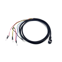 Kabel konektor Diode LED Mini DIN 6-Pin PS/2 jantan ke LED untuk kontrol industri dan terminal POS