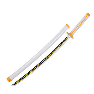 <span class=keywords><strong>Espada</strong></span> de Anime de bambú Agatsuma <span class=keywords><strong>Zenitsu</strong></span>, Katana, regalo para niños - Product Image 1
