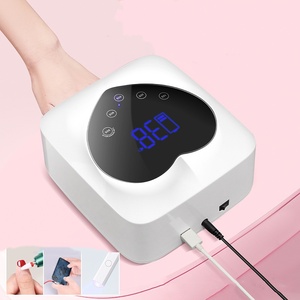 Luz de uñas recargable con batería de litio y almacenamiento eléctrico, máquina de terapia con lámpara de uñas - Product Image 1