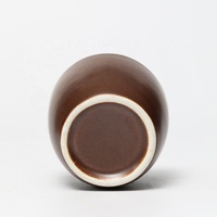 NEWELL - Vase à thé en céramique céladon personnalisé, fait main, d'inspiration zen, résistant aux hautes températures, 12 cm, 0,6 kg, pour la maison, les restaurants, la vente au détail