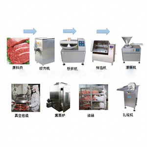 Machine de production complète de saucisses russes fumées automatique, fabriquée en Chine - Product Image 4