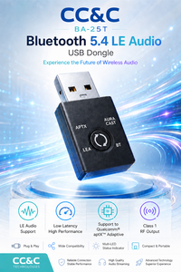 Transceptor de Audio USB-A de Plástico de Venta Directa de Fábrica CC&C, Alta Calidad, Alto Rendimiento, Distancia de Trabajo de 70 m, Dongle de Audio BA-25T - Product Image 5