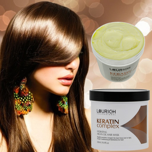 de queratina para el cabello, máscara de protección para el tratamiento de seda de reparación de cabello dañado con 100% de bril - Product Image 6