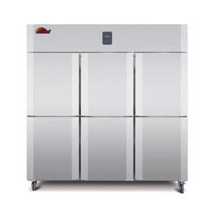 Paso a través de refrigeradores Comercial 8/12 Puerta de acero inoxidable Enfriador vertical Congelador Geladeiras Frigo Refrigerador Neveras - Product Image 6