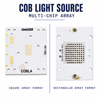 Émetteur LED COB infrarouge 850 nm 50 W 2x1500 mA 6-10 V par canal sur substrat en aluminium pour équipement d'éclairage de caméra infrarouge