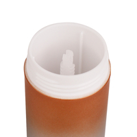 Duo de tubes cosmétiques pliables en plastique réutilisables de bouteille de déodorant pour les solutions extérieures compactes