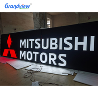 Enseigne de magasin automobile, enseigne extérieure pour entreprise, enseigne LED personnalisée, enseigne lumineuse LED