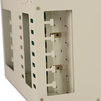 Haina Panneau de brassage fibre optique ODF 144 ports 288 cœurs 8U pour montage en rack, gris et blanc, boîtier en acier 1,35 mm |   LC Monomode Pré-chargeé 1 an