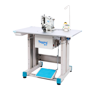 Hilo de Algodón Neumático Eléctrico TM43 para Máquina de Tejer de 4 Hilos y 3 Agujas para Etiquetado de Calcetines con Embalaje de Madera - Product Image 2