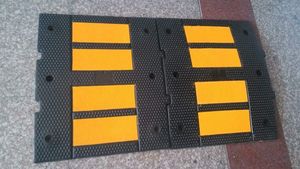 Dissuasori di velocità ad alta visibilità da 500 mm, prodotti per <span class=keywords><strong>la</strong></span> sicurezza stradale, dissuasori di velocità per aree residenziali, dissuasori stradali in gomma - Product Image 6