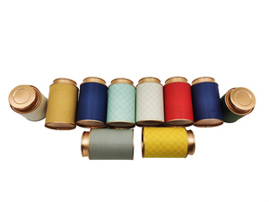 Giấy Nhỏ Tin Bao Bì Trà Mini Tùy Chỉnh In Ấn Logo Các Tông Cà Phê Đậu Ống Sinh Thái Thân Thiện Với Giấy Lon Cho 50 100 Gram Trà - Product Image 4