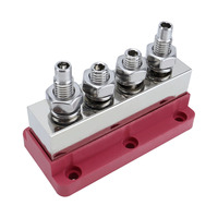Barre omnibus robuste 48V 600A à 4 goujons M10, prix usine, pour applications solaires, VR, marine, automobile
