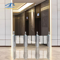 Dispositif de contrôle d'accès de porte de tourniquet HF ST01 porte de porte de vitesse rapide se connecter avec barrière de porte d'école de reconnaissance faciale rs485