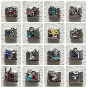 Nouveau bracelet élastique DIY style italien avec personnage de dessin animé, chaîne d'assemblage personnalisée, bracelets breloques tendance - Product Image 2