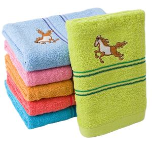 Asciugamani assorbenti per bordi in raso di colore fornitore di tessuti per la casa asciugamano per il viso in tinta unita - Product Image 4