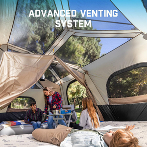 <span class=keywords><strong>Tente</strong></span> portable coupe-vent HOMFUL pour le camping en plein air |   Installation facile et flux d'air supérieur - Product Image 4