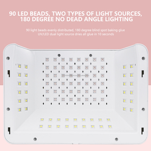 Lampe à ongles professionnelle multifonctionnelle pour salon, avec minuterie intelligente, support pour les mains, séchage rapide du gel UV/LED, 24V - Product Image 3