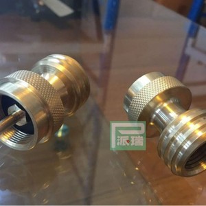 Adaptador de cilindro de gas de latón con válvula de control para estufa de camping, uso portátil al aire libre - Product Image 5