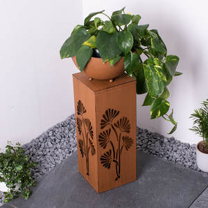 Iluminación de Jardín para Patio, Lámpara de Poste LED de Acero Corten, Iluminación Moderna para Caminos Exteriores - Product Image 3