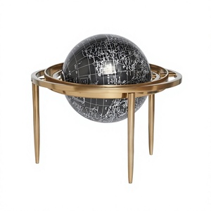 <b>Rotatable</b> Desktop <b>Globe</b> With Antique Stand Office Supplies Decorative Object Interior Home Accessories And Gifts Items - Product Image 1