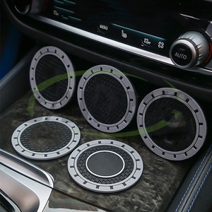 Универсальный автомобильный подстаканник Нескользящая подставка из ПВХ Водонепроницаемая подставка для индивидуального логотипа - Product Image 4