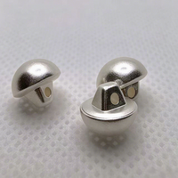Boutons en plastique perlés ronds à finition brillante pour travaux manuels et couture de vêtements