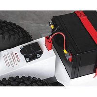 Chariot utilitaire électrique avec boules d'attelage, remorque à traction facile pour camping, remorques de bateau, idéal pour usage utilitaire