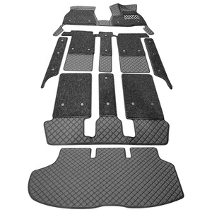Vente directe d'usine personnalisée tapis de sol de voiture en cuir Double couche 7D pour toyota <span class=keywords><strong>noah</strong></span> voxy 70 80 90 - Product Image 2