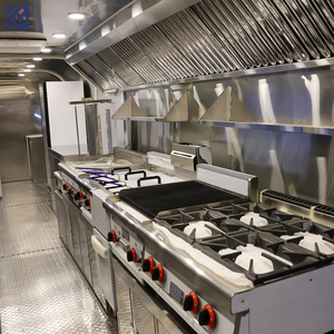 CAMPTRL Remolque de Comida Grande de Acero Inoxidable, Cocina Móvil para Hot Dogs, Helados, Hamburguesas, con Equipamiento Completo de Restaurante - Product Image 5