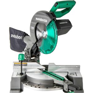 เลื่อยองศา Metabo HPT ขนาด 10 นิ้ว แบบใบเลื่อยเดี่ยว 15 แอมป์ ใช้ไฟฟ้า พร้อมระบบตัดแม่นยำ Xact Cut Shadow Line - Product Image 1