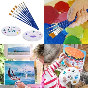 Set di 1 Pennello Dettagliato per Bambini con Setole in Nylon, Pennello Piatto Piccolo per Pittura Artistica per Bambini, Kit in Bulk con Manico in Plastica - Product Image 4