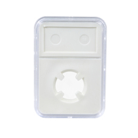 Capsule porte-monnaie personnalisé Capsules rectangulaires porte-monnaie acrylique avec inserts en mousse