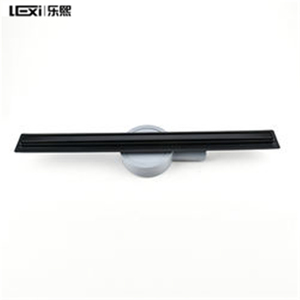 Lexi vòi hoa sen xả 80 cm màu đen mỏng sàn cống tự làm sạch Siphon với cống Mùi dừng Kích thước 50-120 cm - Product Image 4