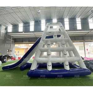 <b>Inflatable</b> Water Rock Climbing Wall/tower Slide Outdoor Sports Equipment With and Tower Park for Sea <b>Inflatable</b> Iceberg Inflatab - Product Image 6