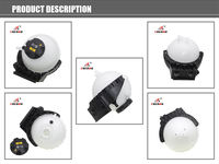 Réservoir de trop-plein de liquide de refroidissement avec bouchon pour BMW 428i X Drive 2.0L 2012-18 17137642158