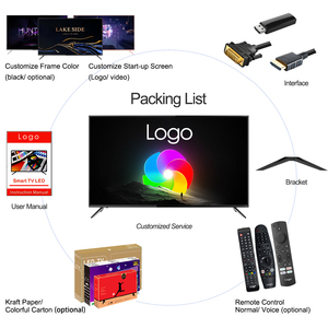 Original TV Factory 32 43 50 65 75 Inch 4K <b>Smart</b> TV 4K HDR Television - Product Image 2