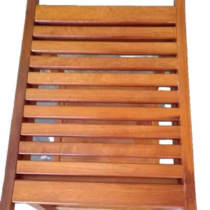 Taburete de Baño de Teca OEM de 51x36x45.3cm con Estante de Almacenamiento para Uso en Interiores y Exteriores - Product Image 5