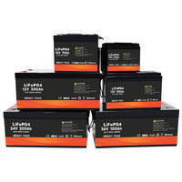 Accumulateur de batterie solaire 24V Lifepo4 100Ah Batteries au lithium Énergie solaire