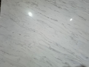 2025 sang trọng đá trắng bề mặt rắn lớn slab grey tĩnh mạch nhân tạo đá thạch anh nhà bếp Countertop hiện đại Thiết kế đá - Product Image 6