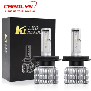  Auto Lighting System k1 newオールインワンデザインHB3 HB4ファンレス車Lamps 9005 H11 H7 H4 LED Headlamp