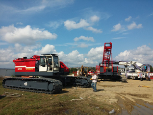 <span class=keywords><strong>Grue</strong></span> de levage robuste anti-affaissement de 120 tonnes pour la construction d'installations industrielles et les grands projets d'ingénierie de fondations - Product Image 3