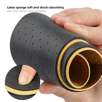 Semelles de sport confortables, respirantes, durables, absorbant les chocs et la transpiration, en EVA et latex, pour femmes et hommes, pour chaussures en cuir, pleine longueur