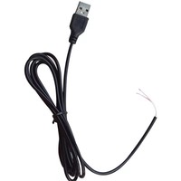 Cable USB a macho personalizado de 18AWG con cobre puro, 2 núcleos, 4 núcleos, cola estañada en blanco y negro para uso de cámara y teléfono móvil