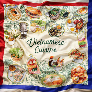 ผ้าพันคอแบบสปอร์ตความยาวปกติ พร้อมระบบตรวจจับเข็มและลายพิมพ์เต็มผืน ผลิตในเวียดนาม รับทำโลโก้ตามสั่ง สำหรับทุกฤดูกาล - Product Image 4