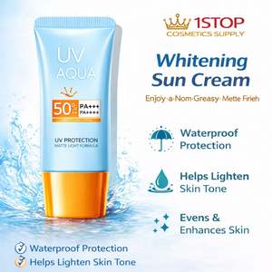 <span class=keywords><strong>Crema</strong></span> Solare Sbiancante Anti-UV SPF <span class=keywords><strong>50</strong></span> <span class=keywords><strong>per</strong></span> <span class=keywords><strong>Viso</strong></span> e Corpo, Lozione Idratante Biologica a Base di Erbe <span class=keywords><strong>per</strong></span> Esterni - Product Image 1