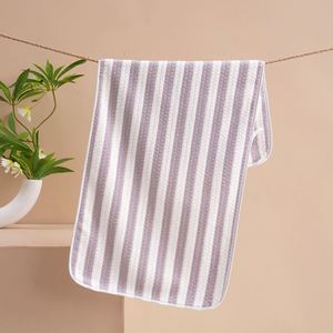 Serviette de bain et de visage pour adultes en microfibre à séchage rapide, tissage jacquard pour usage domestique - Product Image 4