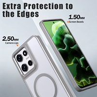 Étui de protection antichoc magnétique mat en TPU et PC avec anneau métallique pour Google Pixel 11 10 Pro XL Pixel 10A